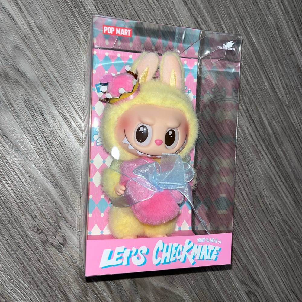 Let's Checkmate Labubu hanging plush